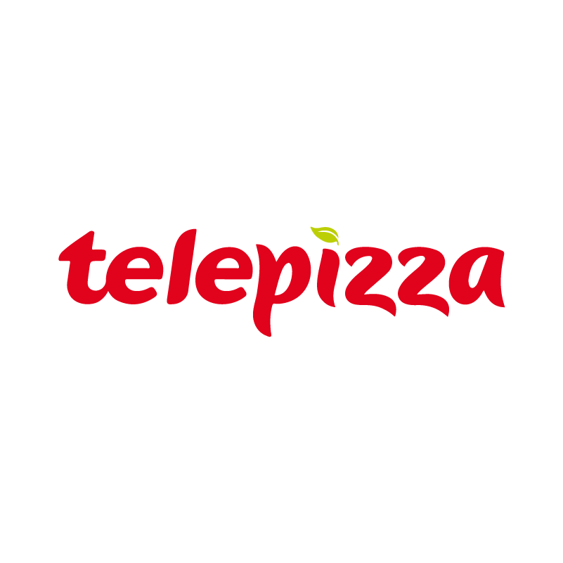 Logotipo de Telepizza, cliente de Refrigeración Río Sur