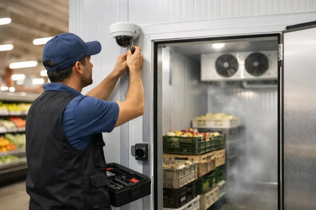 Instalación de cámaras de frío para supermercados
