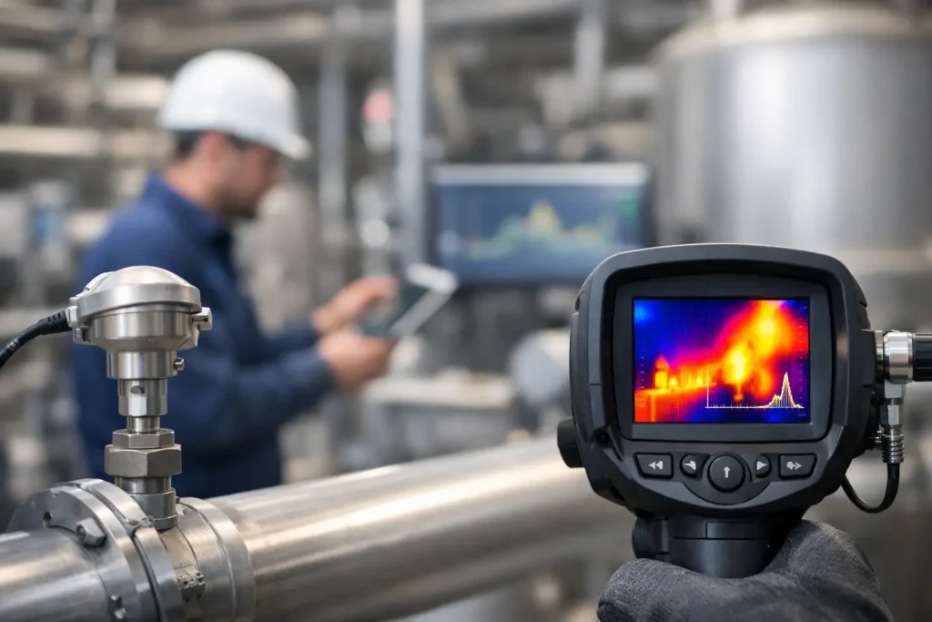 Monitoreo remoto de temperatura industrial