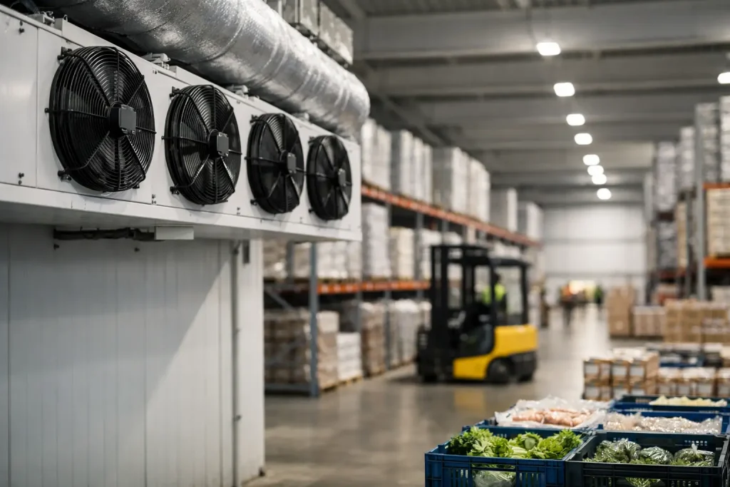 Sistema de refrigeración para centro de distribución
