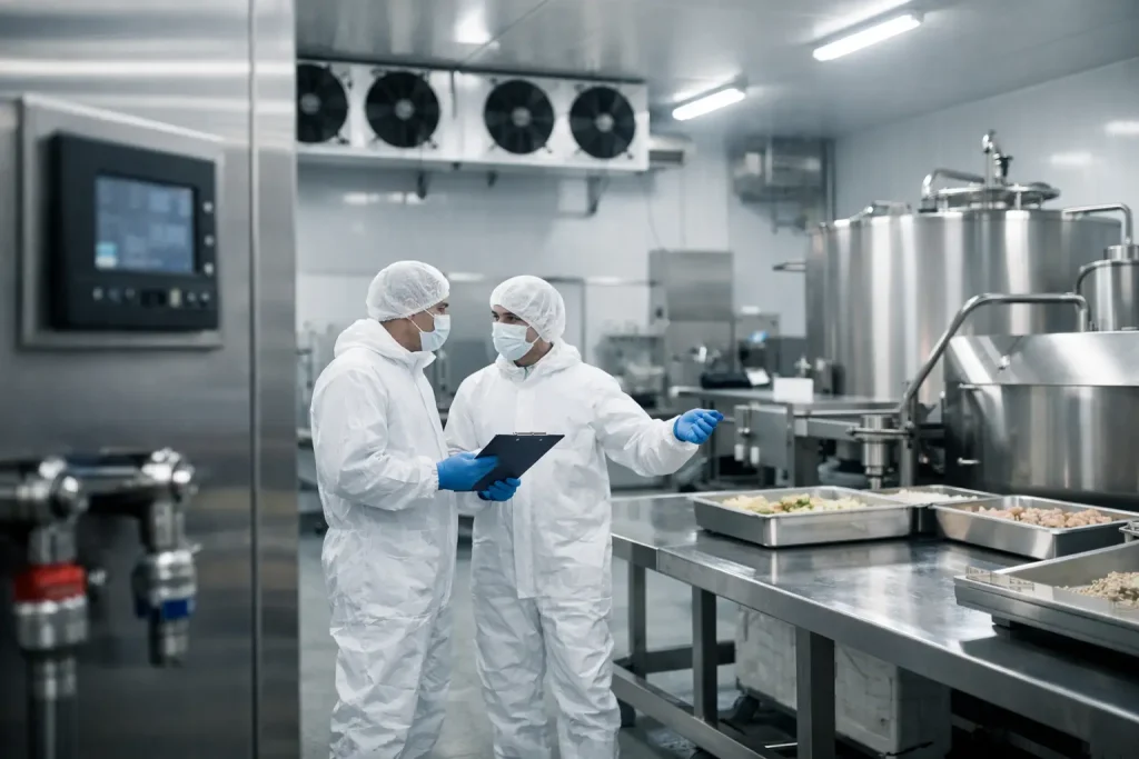 Cómo diseñar sala de procesos refrigerada