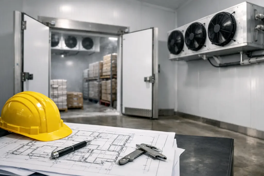 Cómo diseñar cámara frigorífica industrial