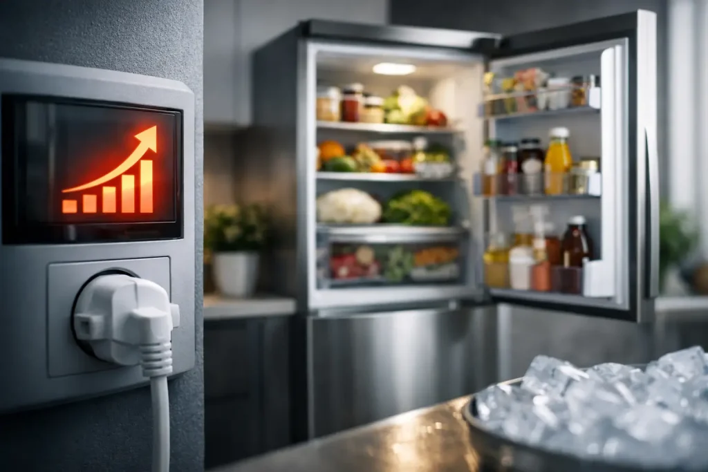 Por qué sube el consumo eléctrico del frigorífico